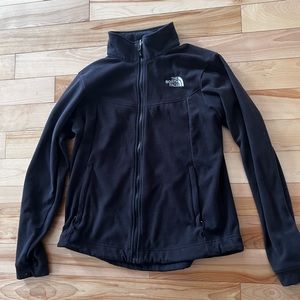 North Face black fleece jacket Women’s medium